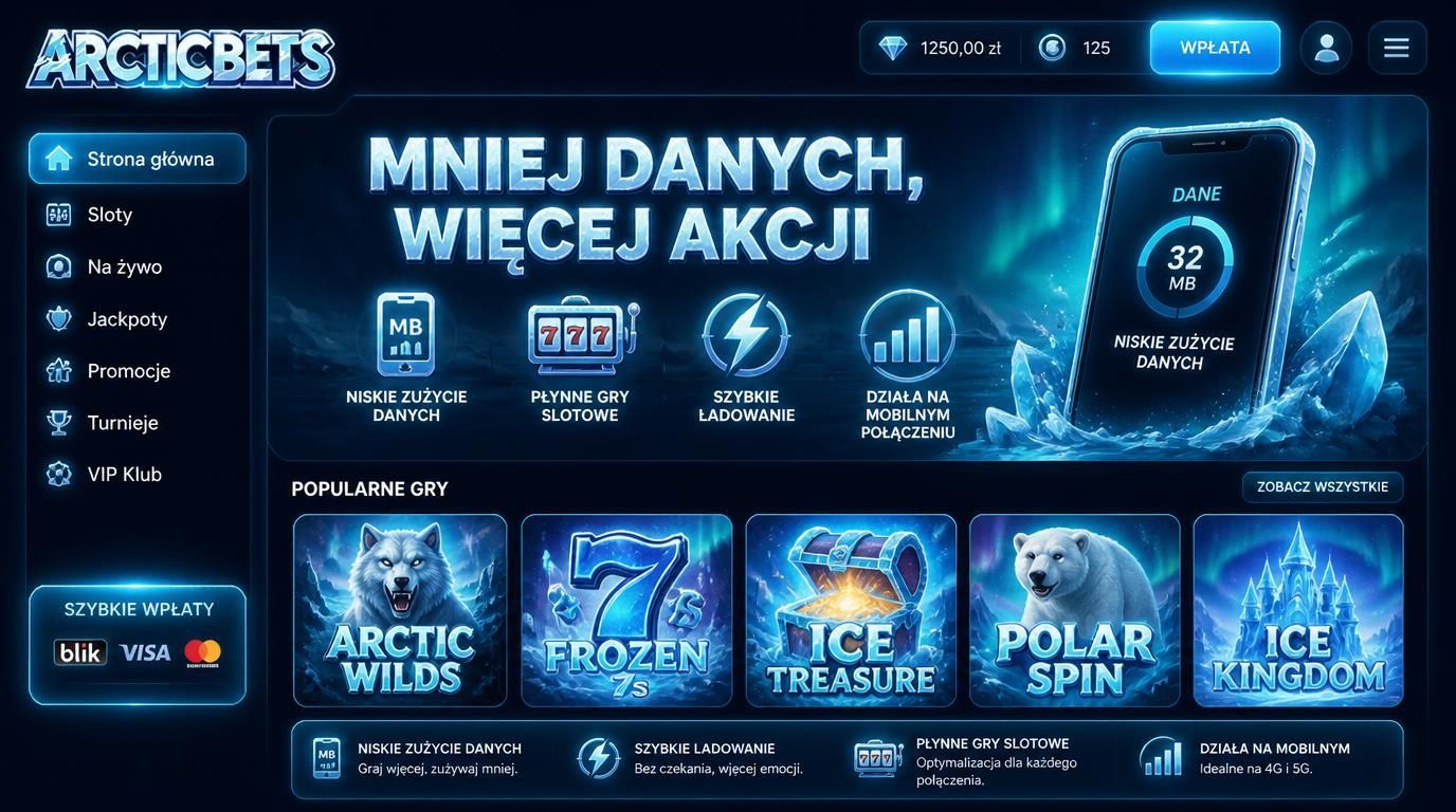Ilustracja ukazująca telefon z symbolem oszczędzania danych i akcją gry